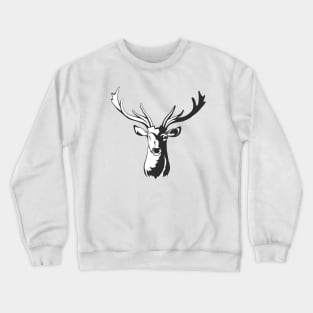 Animated Deer Crewneck Sweatshirt